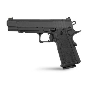 Tisas 1911 Duty 9 DS Handgun 9mm Luger 18rd Magazines(2) 5" Barrel Titanium Firing Pin Black w/Rail