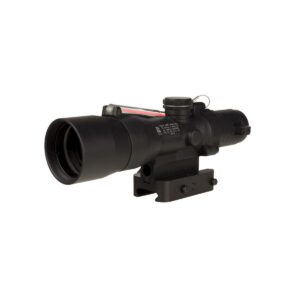Trijicon Compact ACOG 3x30 Rifle Scope Red Chevron 7.62x51mm/175gr. Illuminated Black w/ Mount