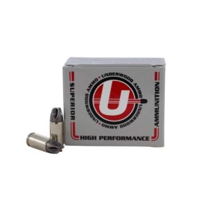 Underwood Ammo Xtreme Defender Handgun Ammunition 9mm Luger 90 gr Solid 1400 fps 20/ct