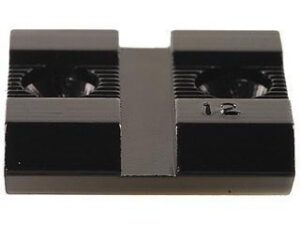 Weaver Standard Top Mount Aluminum Scope Base - Black - #12 - For Remington Ruger Savage Sears StevensWinchester H&R Marlin Mossberg