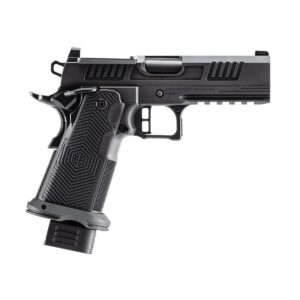 Alpha Foxtrot AF1911-Romulus MOS Adapter Handgun 9mm Luger 17(1) & 20rd(1) Magazines 4.25" Bull Barrel DLC Black