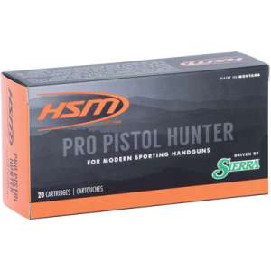 HSM PRO PISTOL 460 SW MAG - 300GR JSP 20RD 25BX/CS