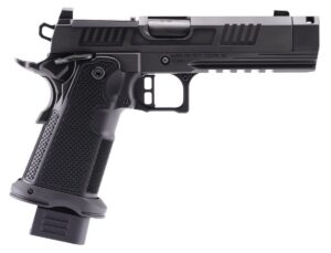 Alpha Foxtrot AF1911-Romulus MOS Adapter Handgun 9mm Luger 17(1) & 20rd(1) Magazines 4.25" Comp Threaded Barrel DLC Black